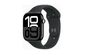 Смарт-часы Apple Watch Series 10 GPS 46mm Jet Black Alu. Case w. Black Sport Band — M/L (MWWQ3)