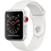Apple Watch Edition Series 3 (GPS + Cellular) 38mm White Ceramic w. Soft White/Pebble Sport B. вид под углом