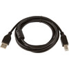 Cable USB 2.0 AM – BM 1.5m (Black) appearance