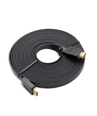 Кабель HDMI Cable flat (V1.4) HDMI/M to HDMI/M 10m (Black), фото 