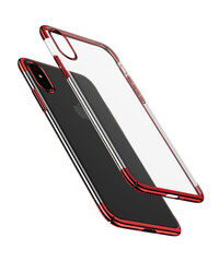 Чехол Baseus Glitter для iPhone X (Red), фото 