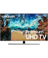 Телевизор Samsung UE49NU8000 вид спереди