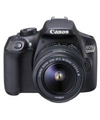 Зеркальный фотоаппарат Canon EOS 1300D kit (18-55mm) EF-S DC III вид спереди