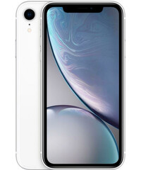 Смартфон Apple iPhone XR Dual Sim 64GB White (MT132) вид с двух сторон