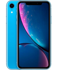 Смартфон Apple iPhone XR Dual Sim 64GB Blue (MT182) вид с двух сторон
