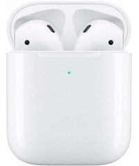 Наушники Apple AirPods 2 with Wireless Charging Case (Беспроводная зарядка) вид спереди