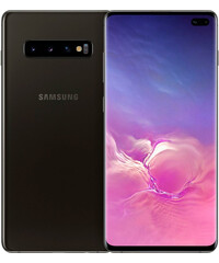 Смартфон Samsung G9750 Galaxy S10+ 12/1TB (Ceramic Black) вид с двух сторон