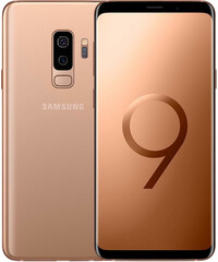 Смартфон Samsung G965FD Galaxy S9+ 128GB (Gold) вид с двух сторон