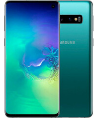 Смартфон Samsung G9730 Galaxy S10 8/128GB (Prism Green) вид с двух сторон