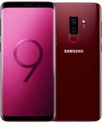 Смартфон Samsung G965FD Galaxy S9+ 128GB (Red) вид с двух сторон