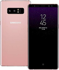 Смартфон Samsung Galaxy Note 8 64GB Pink (SM-N950FD) вид с двух сторон