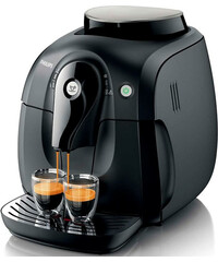 Кофемашина автоматическая Philips HD8650/09 вид под углом