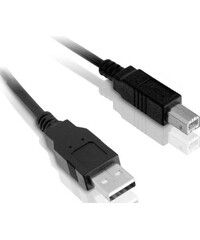 Кабель Maxxtro USB 2.0 AM – BM 3м One ferrite
