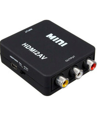 Адаптер STLab HDMI - RCA Black (U-995) вид разъемов