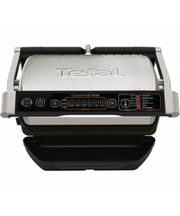 Clamping electric grill Tefal GC706D34 OptiGrill front view