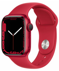 Apple_Watch Series 7 GPS 45mm PRODUCT RED Aluminum Case With PRODUCT RED Sport Band (MKN93)