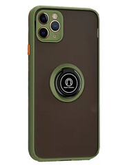 Чехол для смартфона MSD Translucent matte case magnetic metal for iPhone 11 Army Green (MSD-AC11-13)