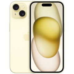 Смартфон Apple iPhone 15 256GB Yellow (MTP83), Цвет: Желтый, Объем встроенной памяти: 256 Гб, фото 