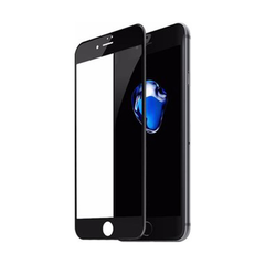 Защитное стекло Baseus 0.2mm Silk-screen глянцевое  для iPhone 8 Plus (Black), фото 