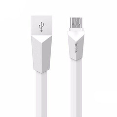 Кабель USB Hoco X4 Zinc Alloy Rhombic Type-C cable (White) 1.2m, фото 