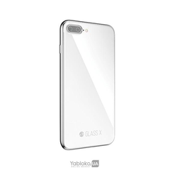 Стеклянный чехол SwitchEasy Glass X для iPhone 7 Plus / 8 Plus (White), фото 