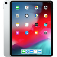 Планшет Apple iPad Pro 12.9 Wi-Fi + Cellular 1TB Silver (MTJV2, MTL02) 2018 вид с двух сторон