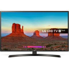 Телевизор LG 65UK6470PLC вид спереди