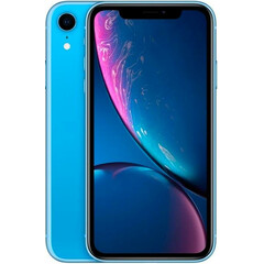 Смартфон Apple iPhone XR Dual Sim 256GB Blue (MT1Q2) вид с двух сторон