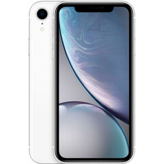 Смартфон Apple iPhone XR Dual Sim 128GB White (MT1A2) вид с двух сторон