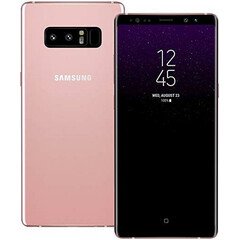Смартфон Samsung Galaxy Note 8 128GB Pink SM-N950F) вид с двух сторон