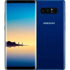 Смартфон Samsung Galaxy Note 8 N9500 64GB Blue вид с двух сторон