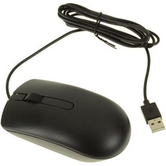 Мышка Dell Optical USB Black (09NK2 / 009NK2) вид под углом