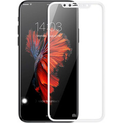 Защитное стекло WK Kingkong 4D Curved Tempered Glass для iPhone 7/8 (WTP-010) Белое вид с телефоном