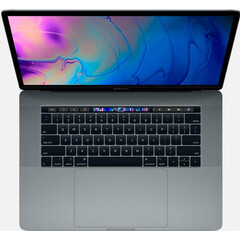 Ноутбук Apple MacBook Pro 15" Space Gray (Z0VD00004J) 2018 вид сверху
