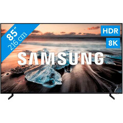 Телевизор Samsung QE85Q900R вид спереди