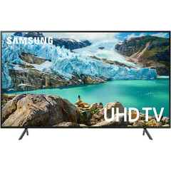 Тelevision Samsung UE55RU7102 front view with image