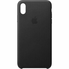 Apple iPhone XS Max Leather Case - Black (MRWT2), фото 