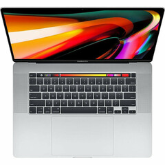 Apple MacBook Pro 16" Silver 2019 (MVVL2) open top view