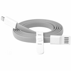 Кабель Lightning to USB Fonemax X-Cable 20m (Gray), фото 