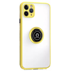 Чехол для смартфона MSD Translucent matte case magnetic metal for iPhone X/XS Yellow (MSD-AC11-13)