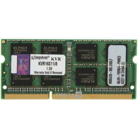 Kingston 8 GB SO-DIMM DDR3 1600 MHz, фото 