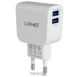 Сетевое зарядное устройство LDNIO DL-AC56 2,1A + micro-USB cable (White), фото 