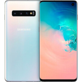 Смартфон Samsung Galaxy S10 SM-G973 DS 1TB White вид с двух сторон