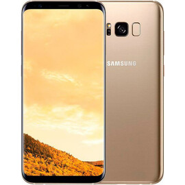 Смартфон Samsung Galaxy S8+ 64GB Gold (SM-G955FD) вид с двух сторон
