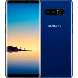 Смартфон Samsung Galaxy Note 8 128GB Blue SM-N950FD) вид с двух сторон