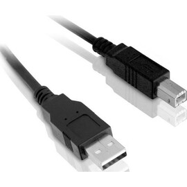 Кабель Maxxtro USB 2.0 AM – BM 3м One ferrite