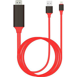 Кабель oneLounge Lightning/USB to HDMI Digital AV 4K x 2K (Красный)