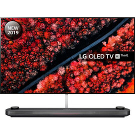 Телевизор LG OLED65W9 вид спереди