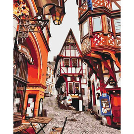 Картина за номерами "Яскраві вулиці Німеччини" 40х50см (КНО3539), фото 