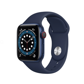 Apple Watch Series 6 GPS + Cellular 40mm Blue Aluminum Case w. Deep Navy Sport B. (M02R3)Apple Watch Series 6 GPS + Cellular 40mm Blue Aluminum Case w. Deep Navy Sport B. (M02R3)